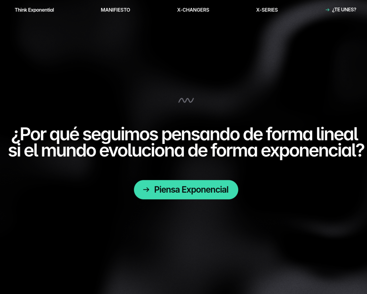 Captura de la web de Think Exponential